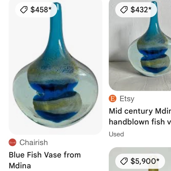 Signed art glass - Picture 4 of 4